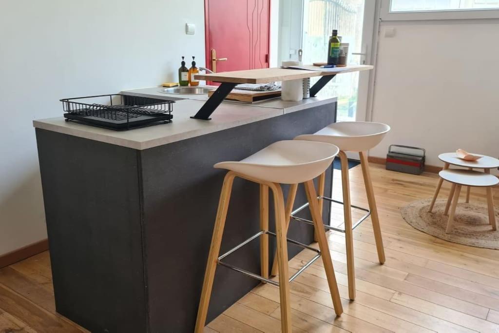 Le Zen - Appartement Avec Terrasse Vertou Luaran gambar
