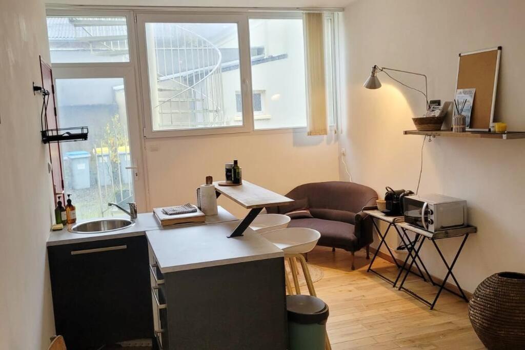 Le Zen - Appartement Avec Terrasse Vertou Luaran gambar